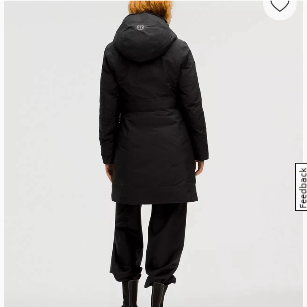 Lululemon Snow Warrior Parka Black Hooded Jacket